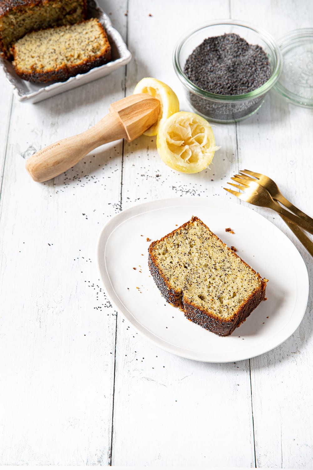 Cake Au Citron Et Au Pavot Glacage Au Sirop De Citron