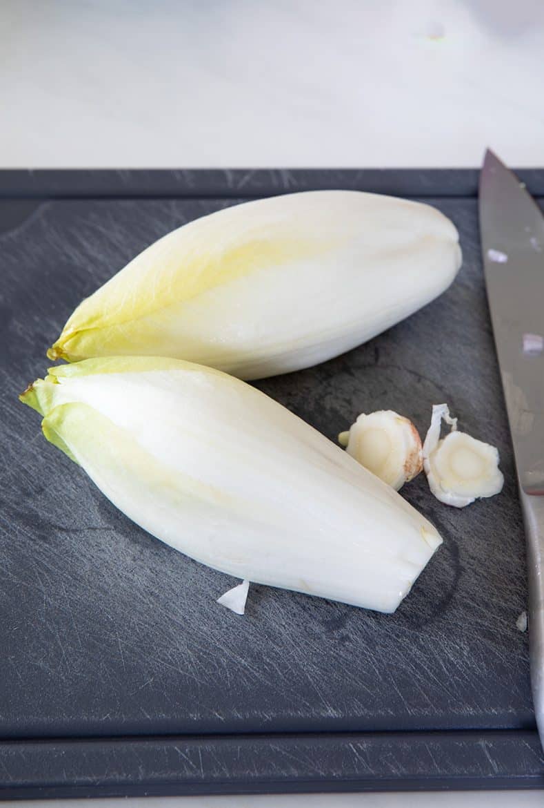 Les endives, ou chicon, un légume emblématique du Nord. 