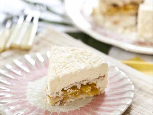 Gateau Mousse A La Noix De Coco A La Mangue Et A L Ananas