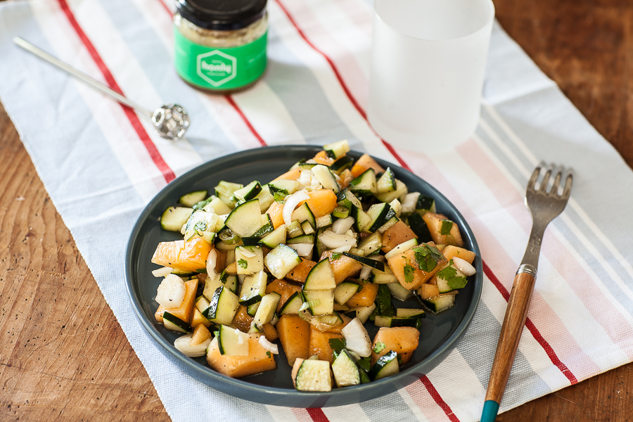 Salade concombre Melon au miel Honly©AnneDemayReverdy02