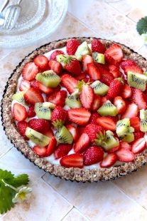 Tarte aux fraises sans cuisson