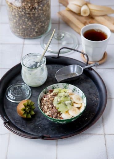 Composer un petit déjeuner équilibré.