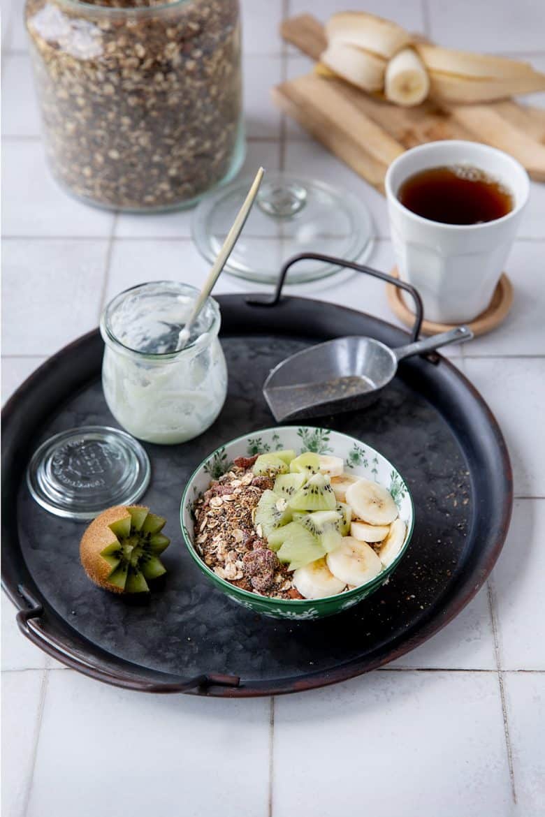 Composer un petit déjeuner équilibré.