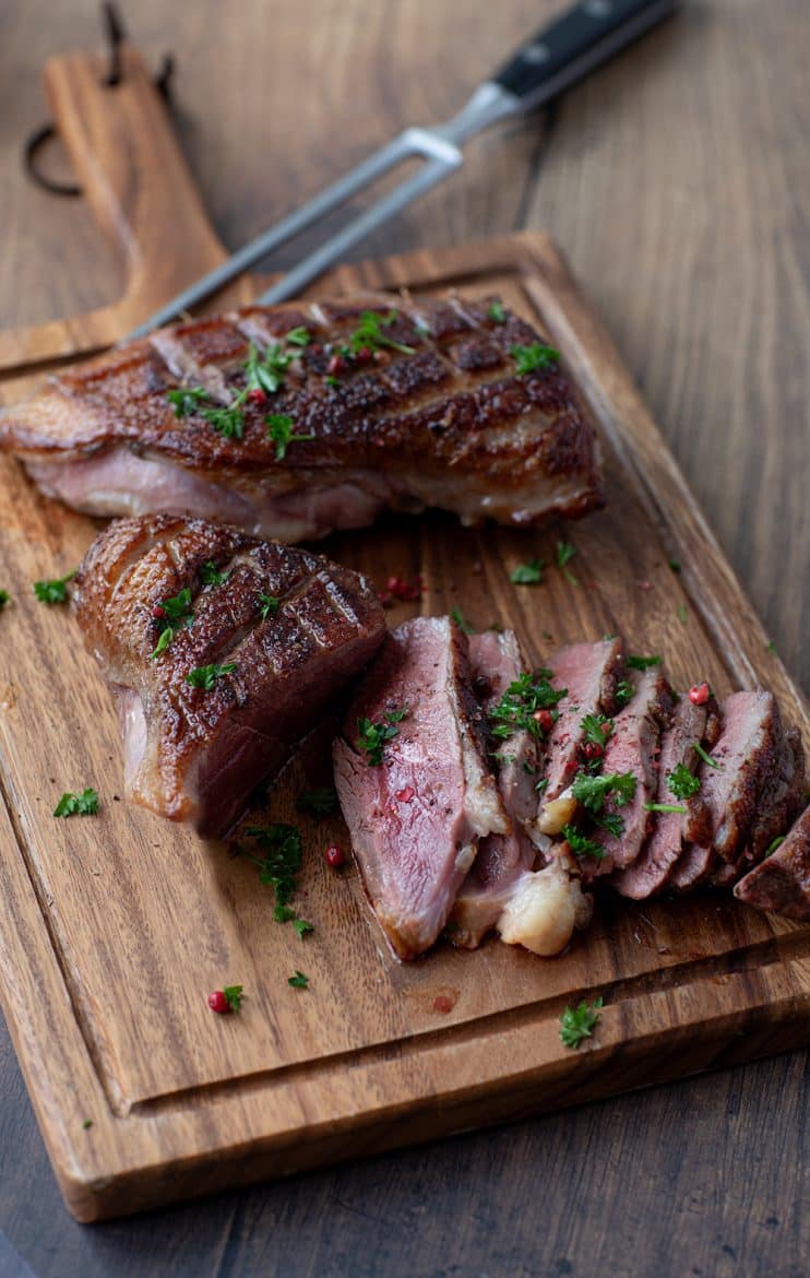 La cuisson parfaite du magret de canard à la poêle. 