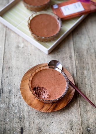 ​​Mousse au chocolat facile. 