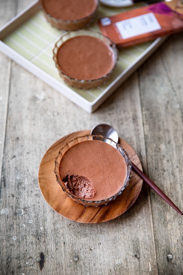 ​​Mousse au chocolat facile. 