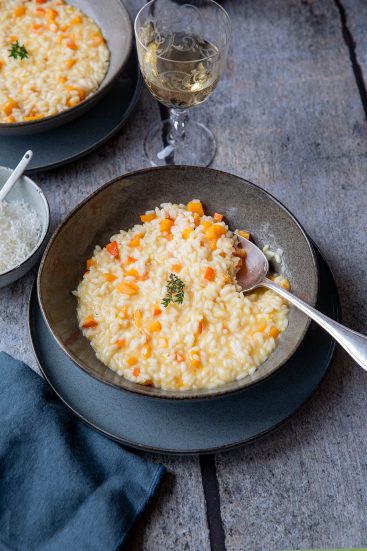 Risotto au potiron. 