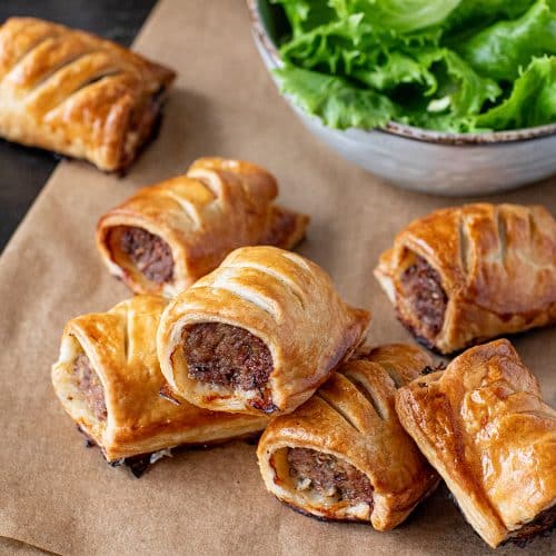 Sausage roll ou saucisse feuilletée, la recette anglaise.